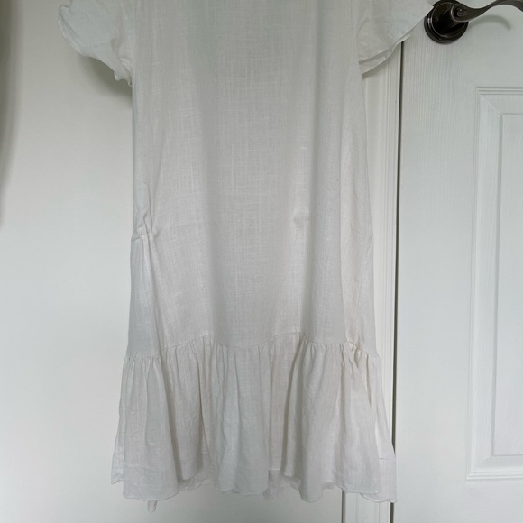 Princess Polly Flowy White Mini Dress - Picture 4 of 4